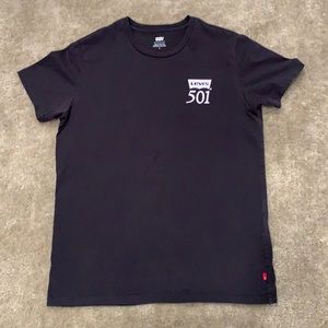 Black Levi’s shirt
